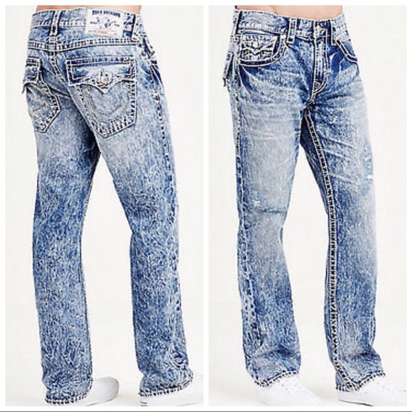 true religion acid wash jeans